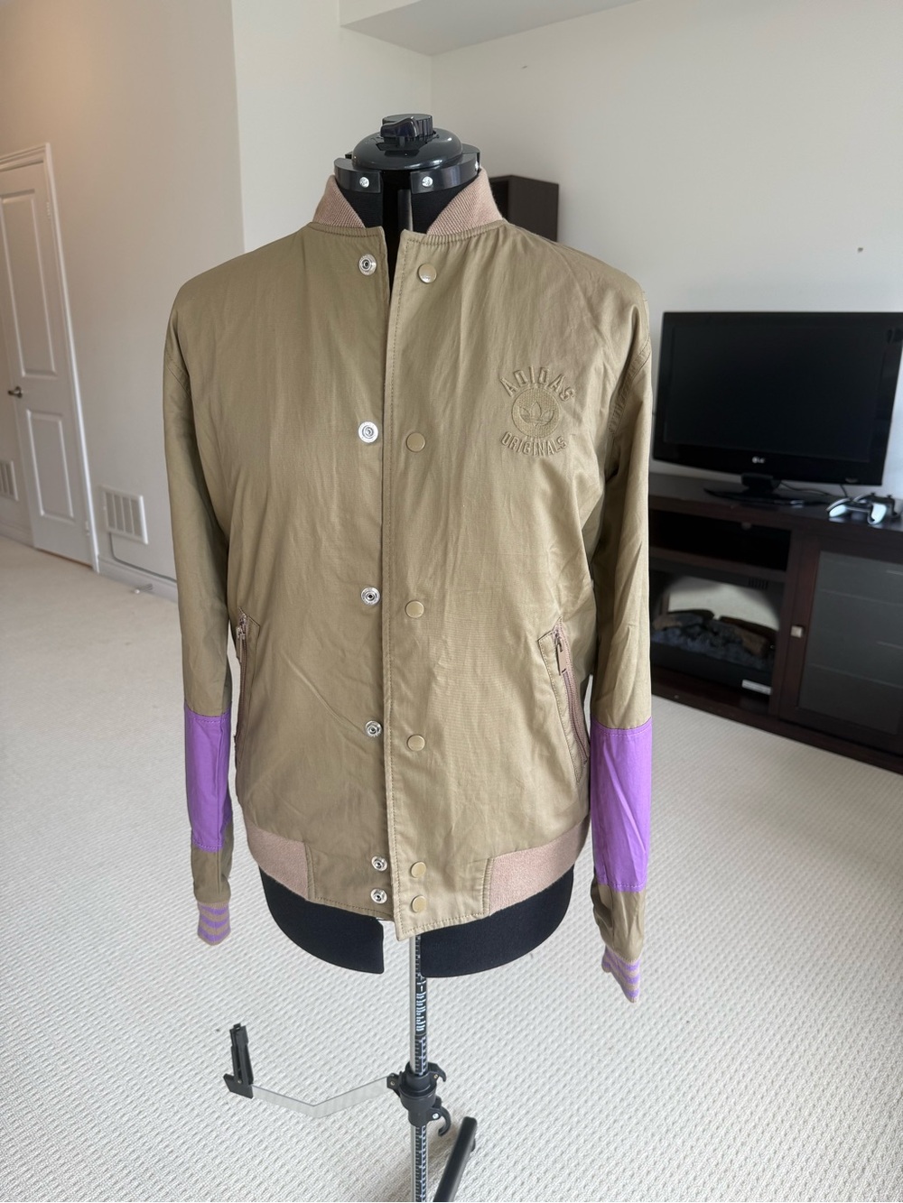 Adidas Men’s Originals Monogram Bomber Jacket